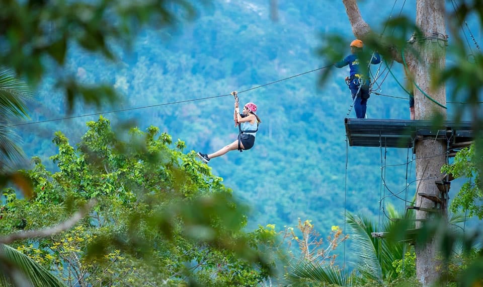 zipline excursion koh samui