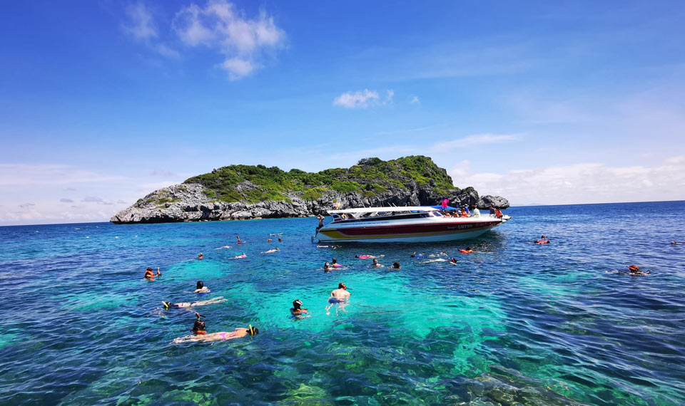 snorkeling anthong marine park tour from koh samui