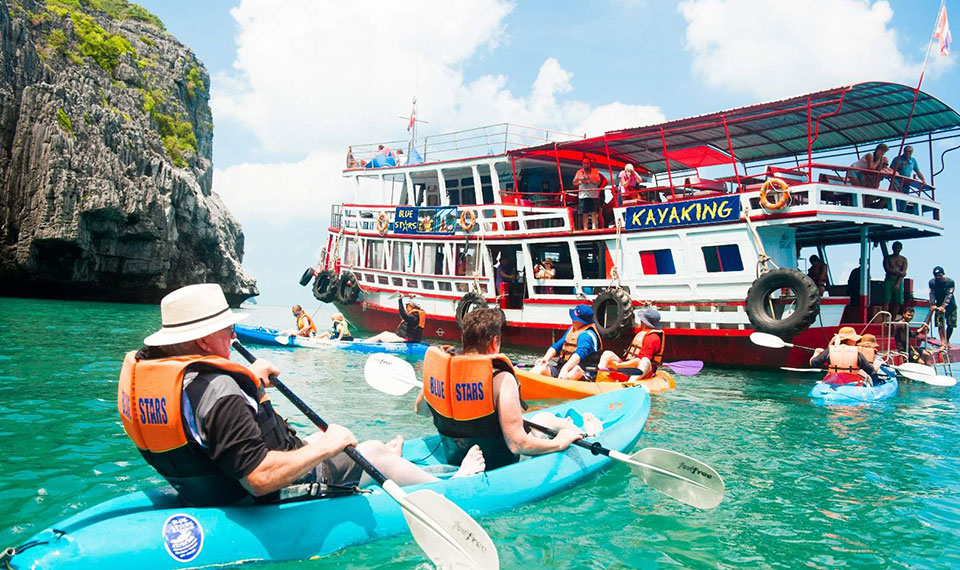 kayaking tour from Koh Samui to Angthong Marine Park - Koh Samui Thailand