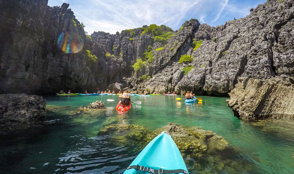 lagoon kayaking angthong marine park