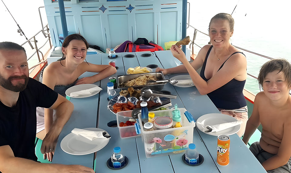 seafood BBQ - fishing day trip Koh Samui
