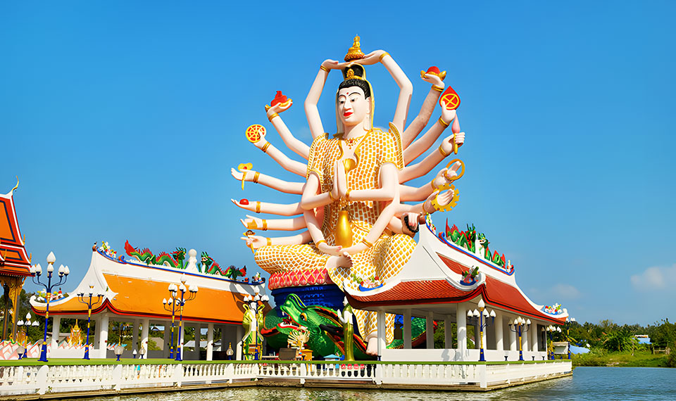 Wat Plai Laem temple - Koh Samui tours