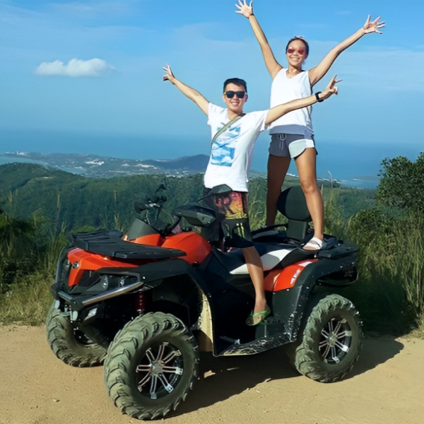 ATV ride with amazing view