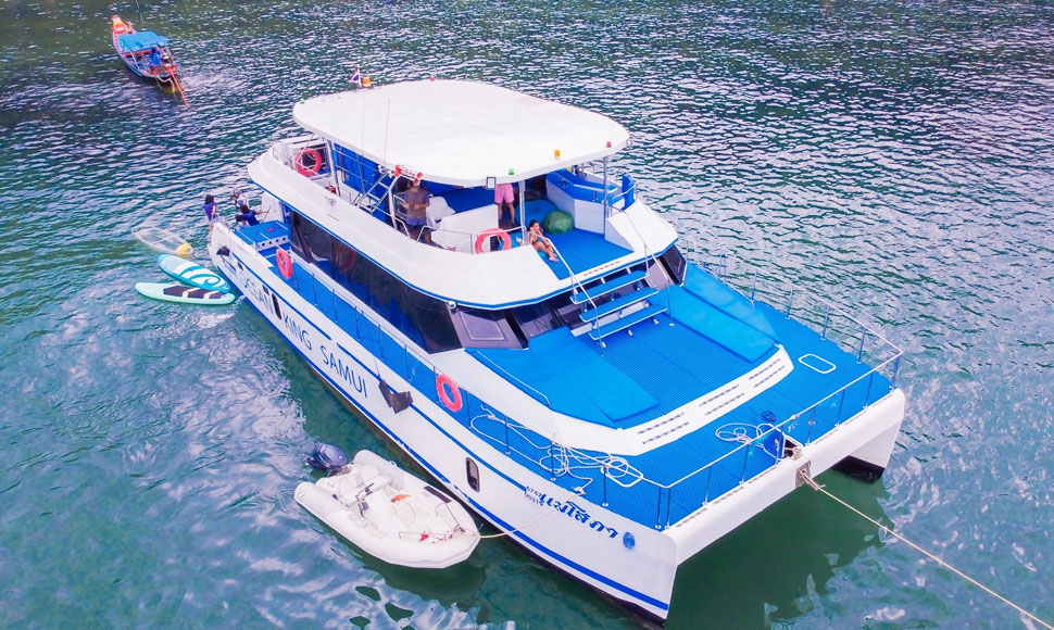 ocean king samui catamaran tour